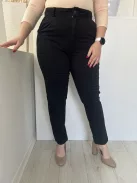 Primark (M) Fekete Gombos, Cipzáros Zsebes Nadrág