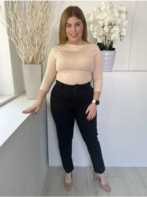 Primark (M) Fekete Gombos, Cipzáros Zsebes Nadrág