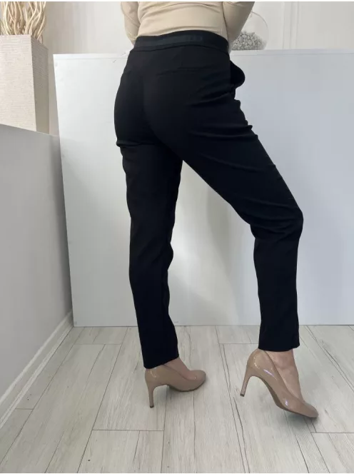 Ashley Brooke (M) Fekete Elől Kapcsos, Derekán Díszcsíkos Zsebes Nadrág