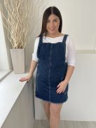 BDG (M) Kék Oldalt Gombos, Zsebes Kantáros, Farmer Szoknya