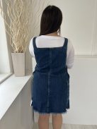 BDG (M) Kék Oldalt Gombos, Zsebes Kantáros, Farmer Szoknya