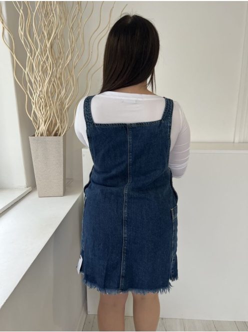 BDG (M) Kék Oldalt Gombos, Zsebes Kantáros, Farmer Szoknya