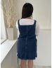 BDG (M) Kék Oldalt Gombos, Zsebes Kantáros, Farmer Szoknya