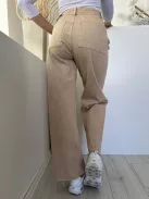 Primark (M) Homokszinű Farmer, Zsebes, Gombos Bőszabású Nadrág