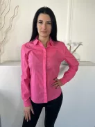 Primark (M) Pink Elől Rejtett Gombos, Galléros Mellbevarrásos Felső