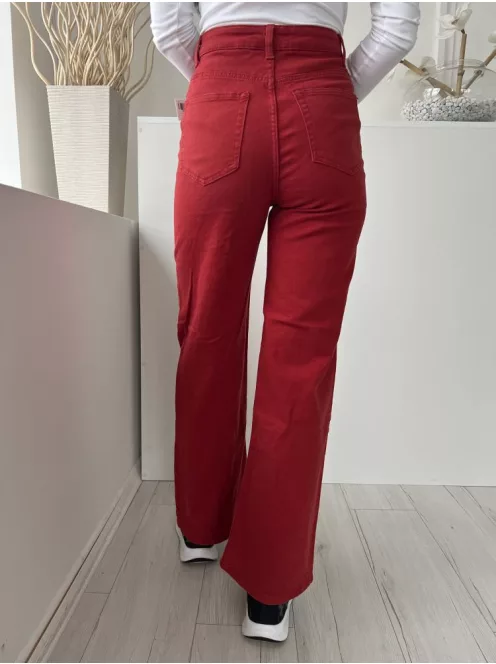 H&M (S) Téglapiros Elől Gombos, Zsebes Bőszárú, Farmer Nadrág