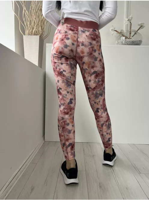 Primark (S) Mályva-Barack Foltmintás, Gumisderekú Rugalmas Anyagú Nadrág