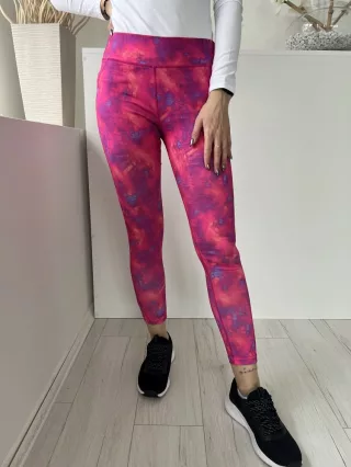   USA PRO (M) Rózsaszín-Lila Foltmintás, Gumisderekú Hátul Cipzáros Zsebes, Rugalmas Anyagú Nadrág