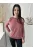 River Island (XS) Mályva Vállán Nyitott, Csipkebetétes Kerek Nyakú Felső