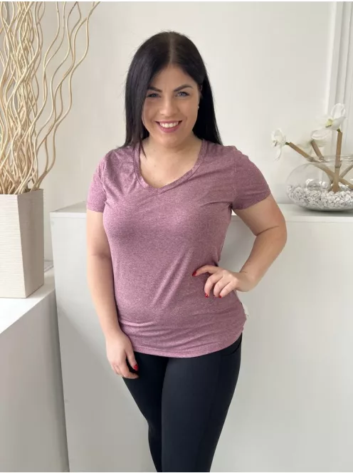 Mountain Warehouse (M) Cékla V Kivágású, Cirmosmintás Rugalmas Anyagú Felső