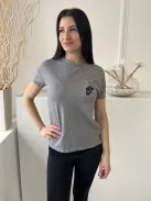 Nike (XS) Szürke Mellnél Zsebes, Oldlat Sliccelt Kerek Nyakú, 42% Pamut Alapanyagú Felső