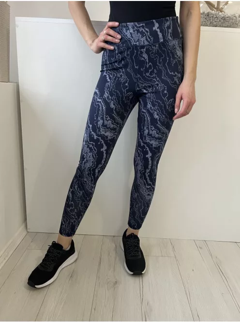  (M) Sötétkék Kék Márványmintás Rugalmas Anyagú Nadrág