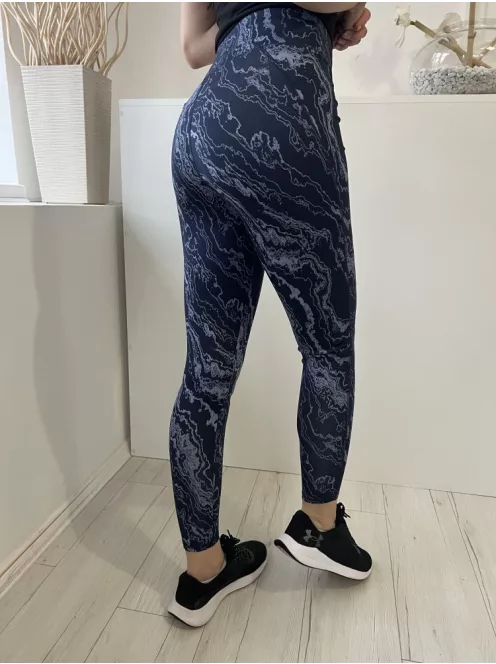  (M) Sötétkék Kék Márványmintás Rugalmas Anyagú Nadrág