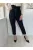 H&M (S) Fekete Elől Kapcsos, Derékban Megkötős Magasderekú, Elegáns Fazonú Nadrág
