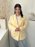 Dorotthy Perkins (XL) Vaníllia Elől Gombos. Zsebes Válltöméses, Galléros Blézer