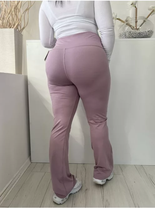 Primark (L) Lila Széles Gumisderekú Trapéz Szárú, Rugalmas Anyagú Nadrág