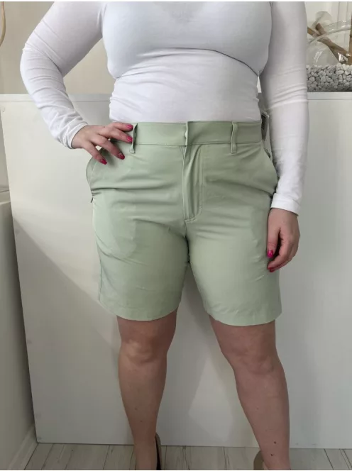  (L) Menta Elől Kapcsos, Övtartós Zsebes Rövidnadrág
