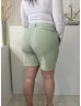  (L) Menta Elől Kapcsos, Övtartós Zsebes Rövidnadrág