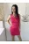 Bodyflirt (XS) Pink Felül Csipkés Anyagú, Hátul Cipzáros Hátul Mélykivágású Ruha