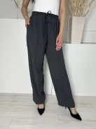 Primark (S) Grafitszürke Derékban Összehúzható, Megkötős Zsebes, Élvarrásos Nadrág