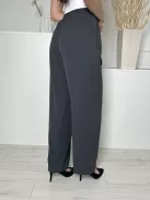 Primark (S) Grafitszürke Derékban Összehúzható, Megkötős Zsebes, Élvarrásos Nadrág