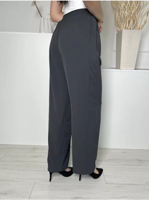 Primark (S) Grafitszürke Derékban Összehúzható, Megkötős Zsebes, Élvarrásos Nadrág