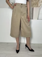 GAP (M) Homokszínű Elől Gombos, Zsebes Bőszárú Nadrág