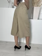 GAP (M) Homokszínű Elől Gombos, Zsebes Bőszárú Nadrág