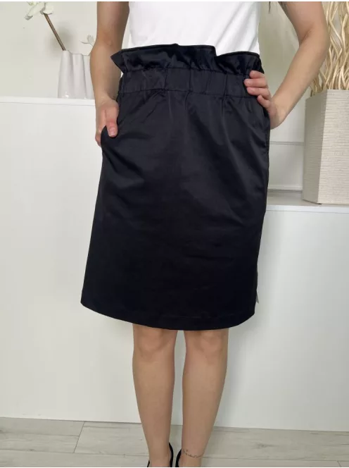 H&M (S) Fekete Gumisderekú, Zsebes Elegáns Fazonú Szoknya