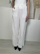 Next (S) Fehér Derékban Összehúzható, Zsebes Enyhén Áttetsző Nadrág