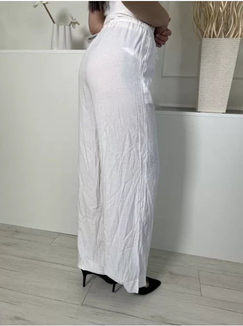 Next (S) Fehér Derékban Összehúzható, Zsebes Enyhén Áttetsző Nadrág