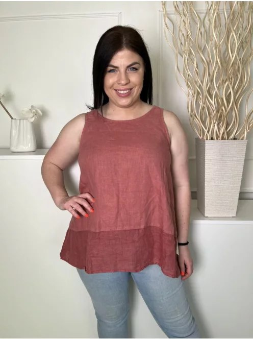 Grand (M) Téglapiros 100% Len Alapanyagú Pántos Felső