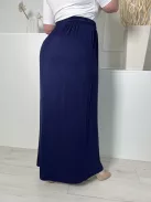 Primark (L) Indigókék Derékban Összehúzható, Megkötős Lenge Fazonú Szoknya