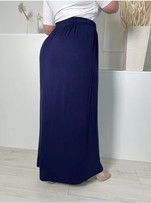 Primark (L) Indigókék Derékban Összehúzható, Megkötős Lenge Fazonú Szoknya