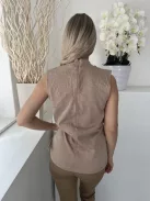 Reiss (S) Mályva Aranyszálas Garbós, Hátul Cipzáros Felső