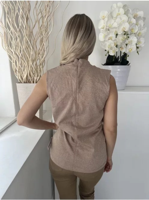 Reiss (S) Mályva Aranyszálas Garbós, Hátul Cipzáros Felső