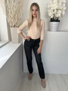 Madewell (S) Fekete Elől Gombos, Zsebes Övtartós, Farmer Nadrág