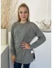 F&F (S) Szürke Kötött, Oldalt Sliccelt Gyöngyös Felső