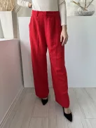 Cider (M) Piros Elől Kapcsos, Övtartós Zsebes, Bőszárú Nadrág