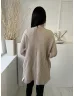   Missguided (S) Világosbarna Anyagában Bordázott, Zsebes Kapocs Nélküli, Kötött Kardigán