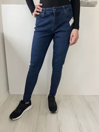   Joules (S) Sötétkék Elől Gombos, Zsebes Szűkített Szárú, Farmer Nadrág
