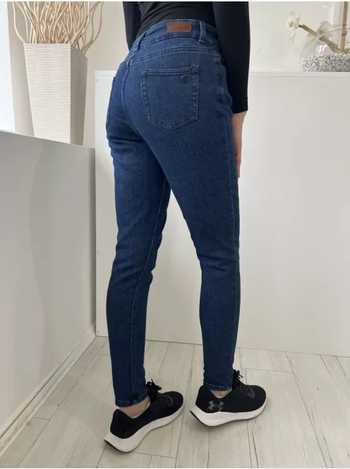 Joules (S) Sötétkék Elől Gombos, Zsebes Szűkített Szárú, Farmer Nadrág